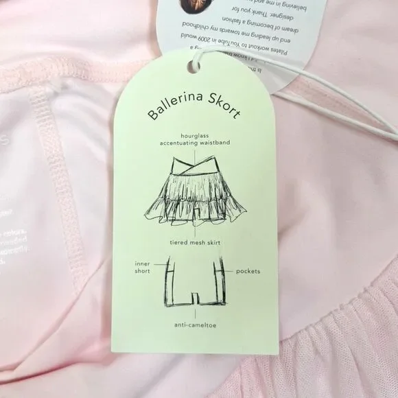 Blogilates Ballerina Skort - Size Large - Nosegay Pink - Picture 7 of 8